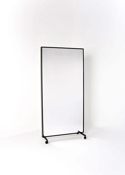 LiteMirror Glassless Mirror, Rolling Stand, Vertical, 60" W x 72" H — for Therapy and Rehabilitation Programs