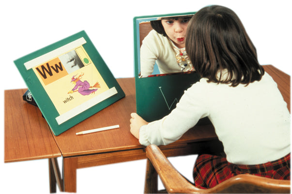 LiteMirror Glassless mirror, free-standing, 12" W x 16" H — for Treatment and Examination Rooms