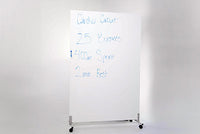LiteMirror Glassless Mirror, Rolling Stand and Whiteboard Back Panel, 36" W x 72" H — for Therapy and Rehabilitation Programs