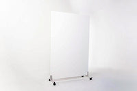 LiteMirror Glassless Mirror, Rolling Stand and Whiteboard Back Panel, 36" W x 72" H — for Therapy and Rehabilitation Programs