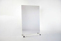 LiteMirror Glassless Mirror, Rolling Stand and Whiteboard Back Panel, 48" W x 96" H — for Therapy and Rehabilitation Programs