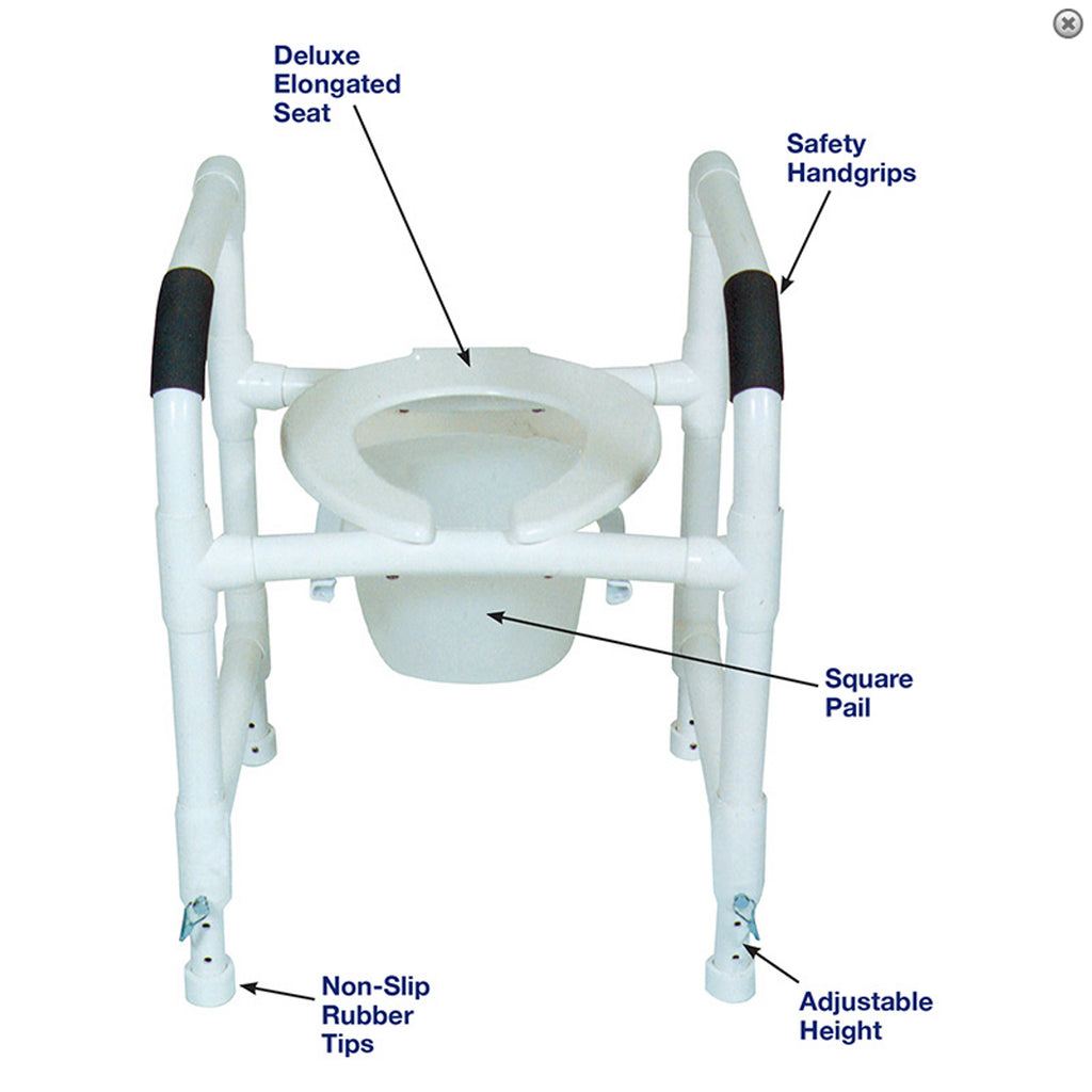 MJM Adjustable Toilet Safety Frame