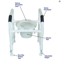 MJM Adjustable Toilet Safety Frame
