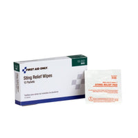 First Aid Only Sting Relief Wipes (Pack of 200)