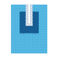 SUBMED Reinforced U-Split Drape with Adhesive