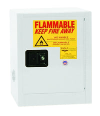 Justrite 1900X Bench Top Flammable Liquid Cabinet 1 Shelf 1 Door Self Close, 2 Gallon