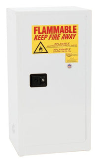 Justrite 1905X Space Saver Flammable Liquid Cabinet 1 Shelf 1 Door Self Close, 16 Gallon