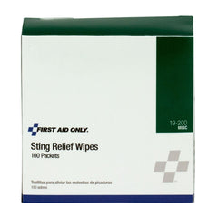 First Aid Only Sting Relief Wipes