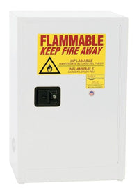 Justrite 1905X Space Saver Flammable Liquid Cabinet 1 Shelf 1 Door Self Close, 16 Gallon
