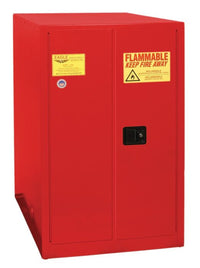 Justrite 1928X One Drum Horizontal Safety Cabinet 55 Gallon 2 Door Manual Close