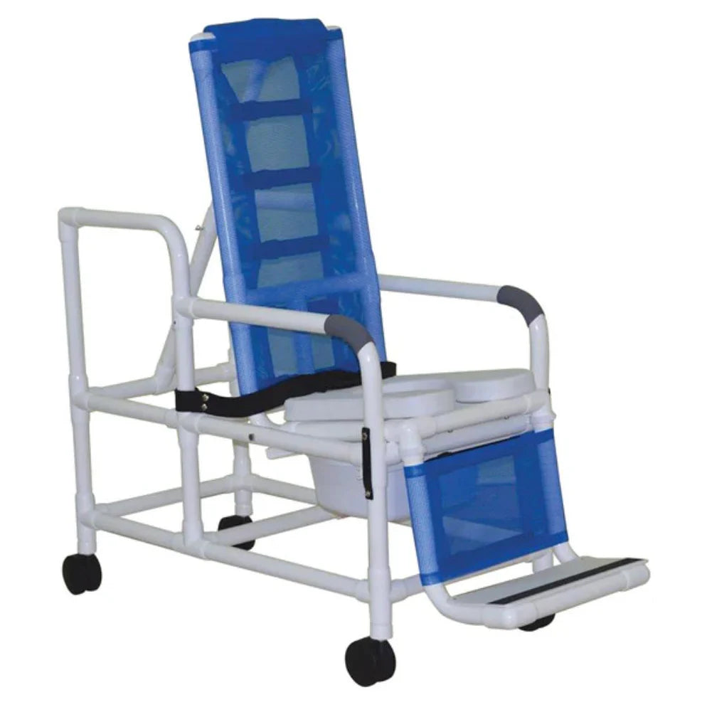 MJM Tilt-n-Space Shower Commode Chair | Customizable Pediatric & Adult Support