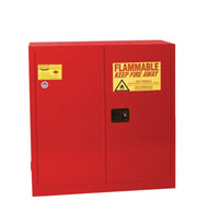 Justrite 1932X Flammable Liquid Cabinet 30 Gallon 1 Shelf 2 Door Manual Close