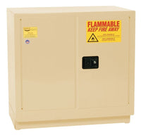 Justrite 1971X 22 Gallon Fire Cabinet 1 Shelf 2 Doors Manual Close Under Counter