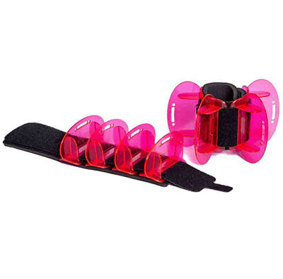 Hydrorevolution Aqualogix, Medium Resistance, Training Fins, Pink — for Aquatic Therapy in Clinical and Institutional Care