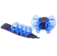Hydrorevolution Aqualogix, High Resistance, Training Fins, Blue — for Aquatic Therapy in Clinical and Institutional Care