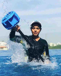 Hydrorevolution Aquastrength, Medium Resistance, Training Barbell — for Aquatic Therapy in Clinical and Institutional Care