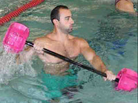 Hydrorevolution Aquastrength, Medium Resistance, Training Barbell — for Aquatic Therapy in Clinical and Institutional Care