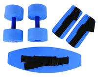 CanDo deluxe aquatic exercise kit, (jogger belt, ankle cuffs, hand bars) — for Aquatic Therapy in Clinical and Institutional Care