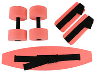 CanDo deluxe aquatic exercise kit, (jogger belt, ankle cuffs, hand bars) — for Aquatic Therapy in Clinical and Institutional Care