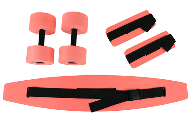 CanDo deluxe aquatic exercise kit, (jogger belt, ankle cuffs, hand bars) — for Aquatic Therapy in Clinical and Institutional Care