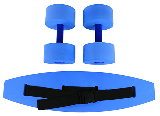 CanDo aquatic exercise kit, (jogger belt, hand bars) small — for Aquatic Therapy in Clinical and Institutional Care