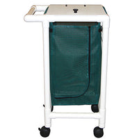 MJM International Single hamper with mesh bag - push/pull handle — for Storage in Clinical and Institutional Care