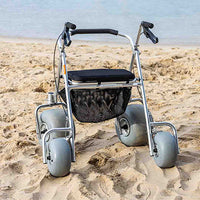 Wheeleez All-Terrain Beach Rollator — for Safe and Supported Mobility
