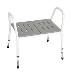 Handicare Extra-Wide Shower Bench with Soft Seat and Arm Supports