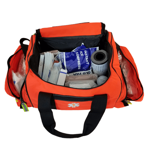 Elite First Aid First Responder Bag with Suture Kit for Professional Emergency Care