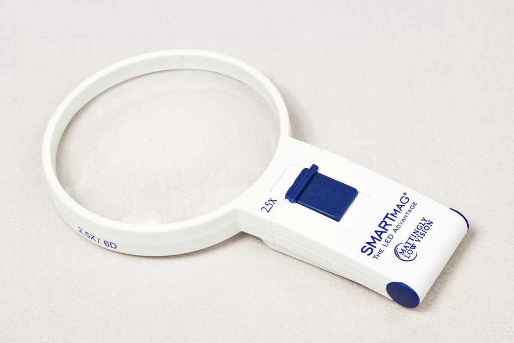 Walters MH25LEDY Mattingly SmartMag 2.5X Brilliant Yellow LED Hand-Held Magnifier (100mm)