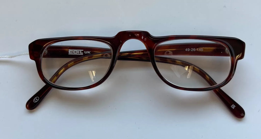 Walters S4161 Coil Prismatic Spectacle +10.00D Brown 49mm Half-Eye