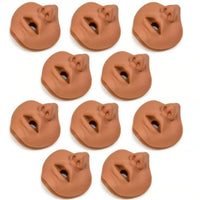 Heartsmart Simulaids 10 packs Adult Channel Design Mouth/Nosepiece for Brad Manikin