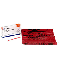 First Aid Only Biohazard Bag with Tie (Pack of 150)