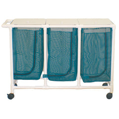 MJM Triple-Bag Space-Saving Laundry Hamper, 14.46 Gallon Capacity