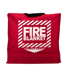 First Aid Only 62" x 84" Wool Fire Blanket in Hanging Pouch