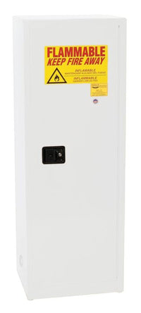 Justrite 2310X Space Saver Flammable Liquid Cabinet 24 Gallon 3 Shelves 1 Door Self Close