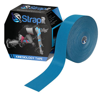 Strapit Kinesiology Tape, 2 in x 34 yds, Blue — for Athletic Taping and Joint Support