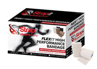 Strapit Flexit Cohesive Prewrap, 3 in x 6 yrd Roll, Case of 16 Rolls, White — for Athletic Taping and Joint Support