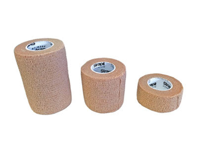 Strapit Professional Cohesive Bandage LF, 2 in x 11 yds, Box of 12 — for Athletic Taping and Joint Support