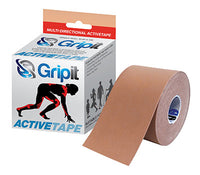Strapit Activetape V2 with Memory Fabric, 2 in x 5.5 yds, Flesh — for Athletic Taping and Joint Support