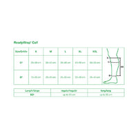 L&R ReadyWrap Calf Support, Average, 11.8" (30 cm) Length — for Compression Garments in Clinical and Institutional Care