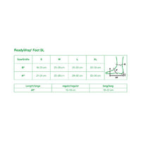 L&R ReadyWrap Foot SL, Long, Left Foot — for Compression Garments in Clinical and Institutional Care