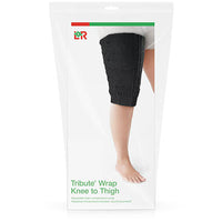 L&R Tribute Wrap, Knee to Thigh (LE-DG), Medium, Long, Left — for Compression Garments in Clinical and Institutional Care