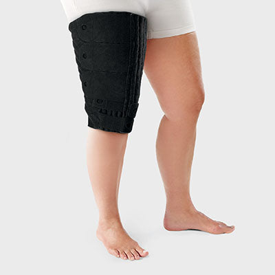 L&R Tribute Wrap, Knee to Thigh (LE-DG), Medium, Long, Right — for Compression Garments in Clinical and Institutional Care