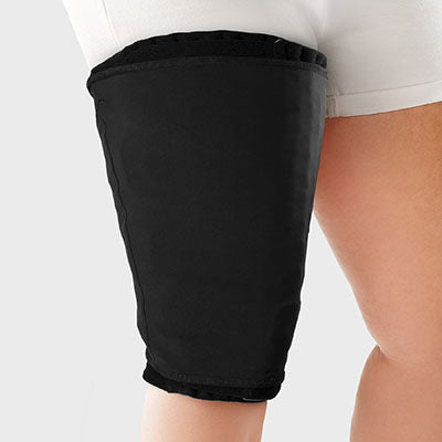 L&R Tribute Wrap, Sleep Sleeve Knee to Thigh (LE-DG), Large, Regular, Blue — for Compression Garments in Clinical and Institutional Care