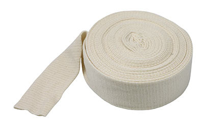 CanDo Cotton Tensitube - 2" width - 11 yard roll - Size A - Natural/Beige — for Electrotherapy Pain Management