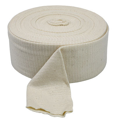 CanDo Cotton Tensitube - 3" width - 11 yard roll Size D - Natural/Beige — for Electrotherapy Pain Management