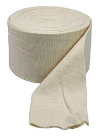 CanDo Cotton Tensitube - 4" width - 11 yard roll - Size F - Natural/Beige — for Electrotherapy Pain Management