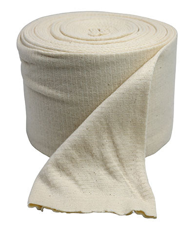 CanDo Cotton Tensitube - 4.75" width - 11 yard roll - Size G - Natural/Beige — for Electrotherapy Pain Management