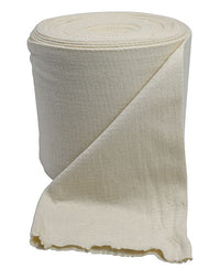 CanDo Cotton Tensitube - 8" width - 11 yard roll - Size K - Natural/Beige — for Electrotherapy Pain Management